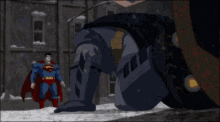 batman vs superman fight punch