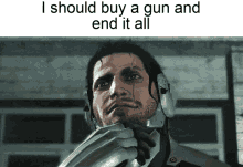 I Should Buy A Gun And End It All Metal Gear GIF