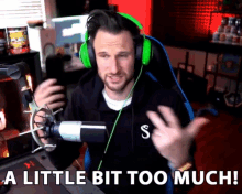 A Little Bit Too Much Excessive GIF - A Little Bit Too Much Excessive Over The Top GIFs