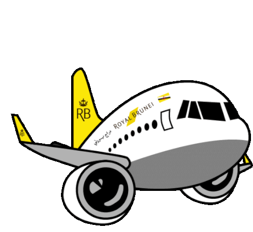 Royal Brunei Airlines Rba Sticker - Royal Brunei Airlines Royal Brunei Rba Stickers