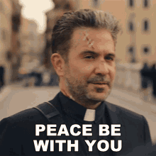 Peace Be With You Father Chuck GIF - Peace Be With You Father Chuck Blood And Treasure GIFs