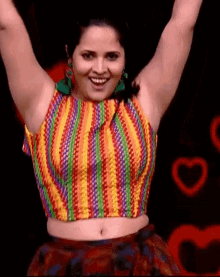 anasuya bharadwaj indian actress dance moves grooves happy