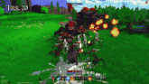 a screen shot of a video game with a tier 20 displayed
