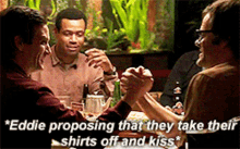 eddie kaspbrak richie tozier gay it proposing that they take their shirts off and kiss