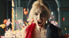 Scream Harley Quinn GIF - Scream Harley Quinn Margot Robbie GIFs