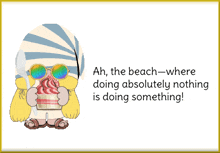 Summer Time Animated Cards GIF - Summer Time Animated Cards Gnome GIFs