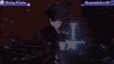 a girl is holding a sword in a video game called requiem for love3d