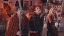 hocus pocus sanderson sisters mother witches bow