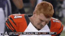 andy dalton pain tired sports athletic