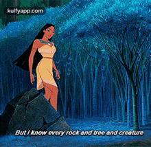 But I Know Every Rock And Tree And Creature.Gif GIF - But I Know Every Rock And Tree And Creature Pocahontas Disneyedit GIFs