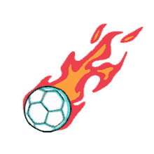 soccer ball soccer ball on fire on fire burning