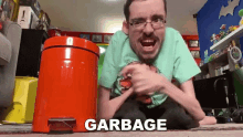 Garbage Ricky Berwick GIF - Garbage Ricky Berwick Garbage Can GIFs