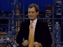 Letterman David GIF - Letterman David Tie GIFs