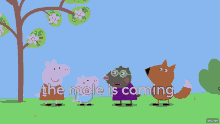 Peppa Pig The Mole Is Coming GIF - Peppa Pig The Mole Is Coming GIFs
