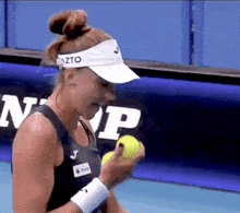 Beatriz Haddad Maia Tennis Ball GIF