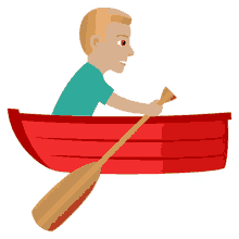paddles rowboat