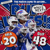 Buffalo Bills (48) Vs. Miami Dolphins (20) Post Game GIF - Nfl National Football League Football League GIFs