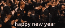 Happy New Year Throw GIF - Happy New Year Throw Smile GIFs