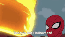 Spider Man Todays Not Halloween GIF - Spider Man Todays Not Halloween Its Not Halloween GIFs