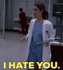 Greys Anatomy Jules Millin GIF - Greys Anatomy Jules Millin I Hate You GIFs