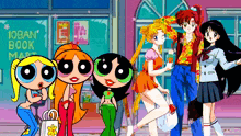 Powerpuff Girls Sailor Moon GIF - Powerpuff Girls Sailor Moon Teenagers GIFs