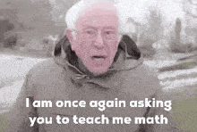 Bernie Sanders Math GIF - Bernie Sanders Math Help Me GIFs