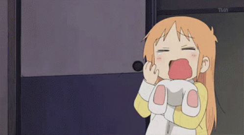 Joeschmos Gears and Grounds Omake Gif Anime  Yuru CampΔ  Episode 8   Nadeshiko Yawns