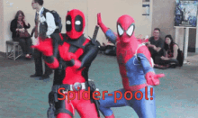 Spider Man Deadpool GIF