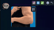 a picture of a man 's arm with the name dan4ikr on the top