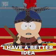 I Have A Better Idea Eric Cartman GIF - I Have A Better Idea Eric Cartman South Park GIFs