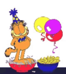 Garfield Odi GIF - Garfield Odi Party GIFs