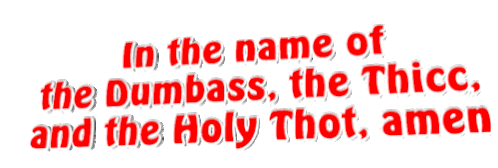 Thot Amen Sticker - Thot Amen Animated Text Stickers