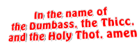 Thot Amen Sticker - Thot Amen Animated Text Stickers