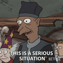 This Is A Serious Situation Odval GIF - This Is A Serious Situation Odval Disenchantment GIFs