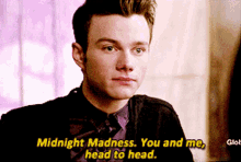 Glee Kurt Hummel GIF - Glee Kurt Hummel Midnight Madness GIFs