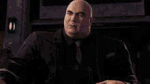 kingpin spiderman lets do this ready to go cracking knuckles