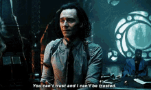 Loki Cant GIF - Loki Cant Trust GIFs