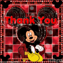 Thank You Mickey Mouse GIF - Thank You Mickey Mouse Thanks GIFs