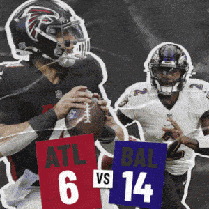 Baltimore Ravens (14) Vs. Atlanta Falcons (6) Third-fourth Quarter
