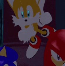 tailsthefox milestailsprower victory pose sonic heroes thumbs up