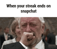 streaks ends on snapchat sad crying upset