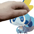 Hand Touch Pokemon Sticker - Hand Touch Pokemon Stickers