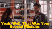 Station19 Jack Gibson GIF - Station19 Jack Gibson Yeah Well That Was Your Second Mistake GIFs