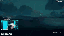 a screenshot of a video game with 2057 at the top