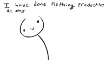 Procrastination I Have Done Nothing Productive All Day GIF - Procrastination I Have Done Nothing Productive All Day Stick Man GIFs