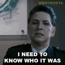 I Need To Know Who It Was Governor Joan Ferguson GIF - I Need To Know Who It Was Governor Joan Ferguson S2e3 GIFs