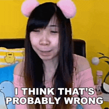 I Think That'S Probably Wrong Xiao Hoang GIF