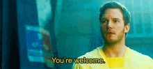 Youre Welcome Starlord GIF - Youre Welcome Starlord You Are Welcome GIFs