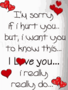 Im Sorry If I Hurt You I Love You GIF - Im Sorry If I Hurt You I Love You I Really Do GIFs