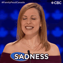 Sadness Family Feud Canada GIF - Sadness Family Feud Canada Sorrow GIFs
